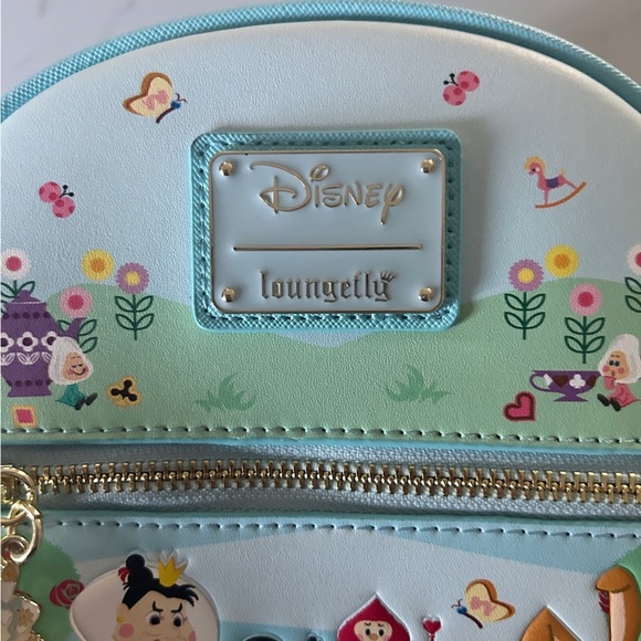 Loungefly Disney Alice in Wonderland Chibi Mini Backpack – Exclusive Design- NWT main image 8